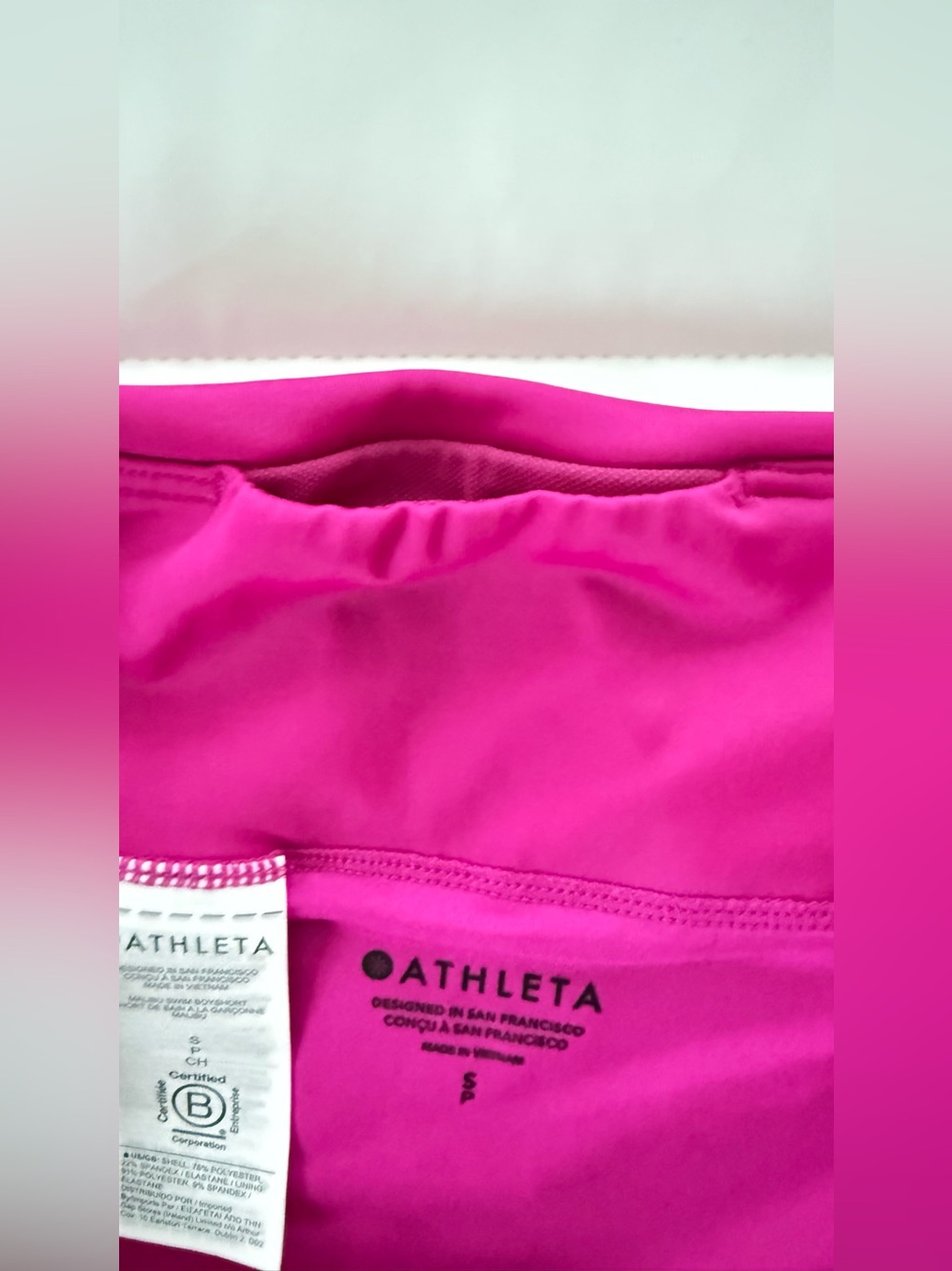 Athleta Malibu Swim Boyshort-SML - Picture 3 of 8